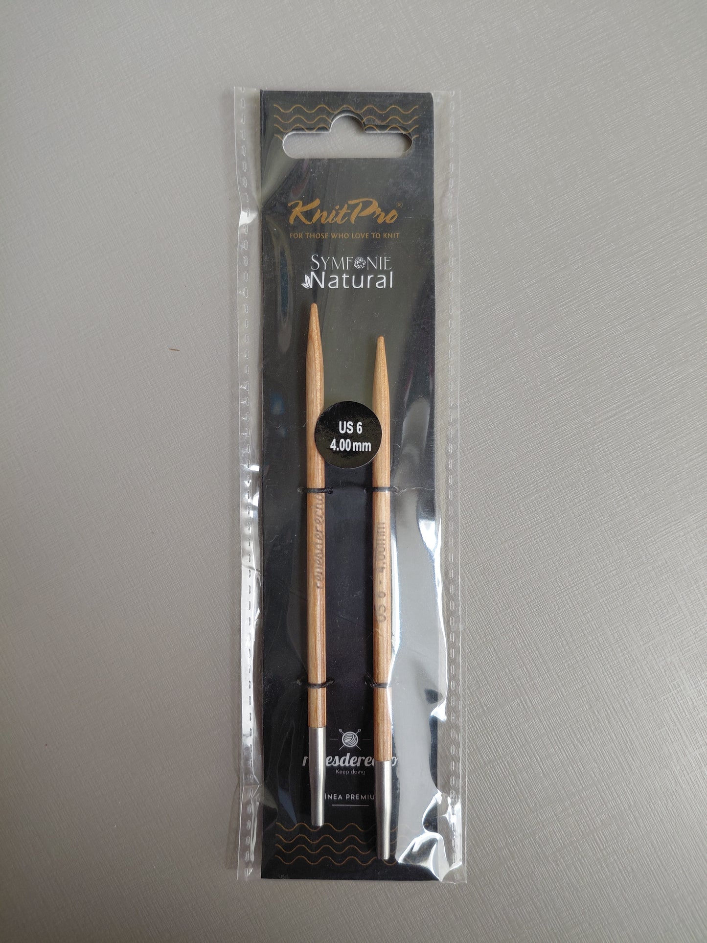 Palillo intercambiable Symfonie Natural - Knit Pro