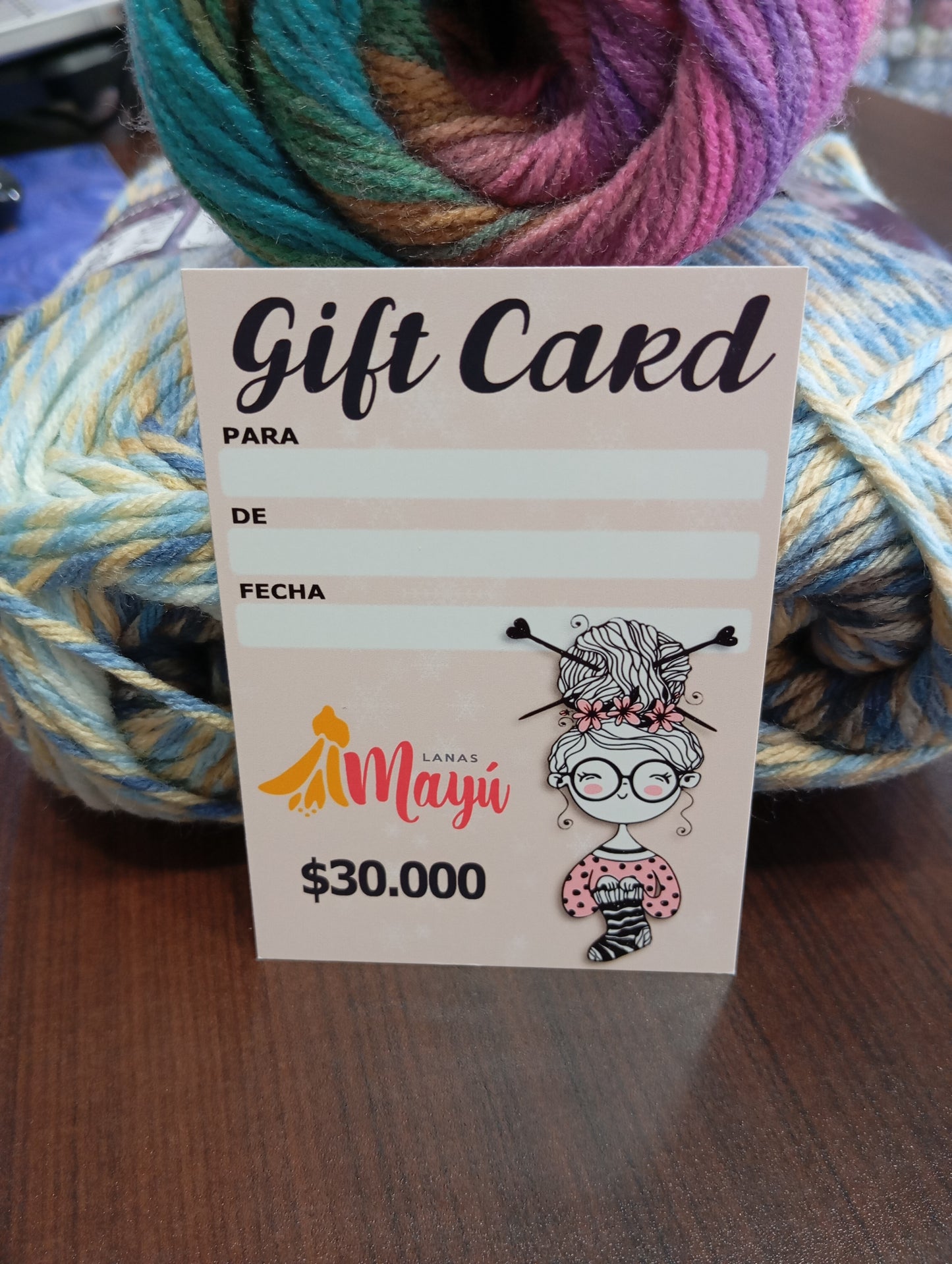 Gift Card compras presenciales
