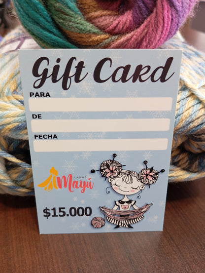 Gift Card compras presenciales