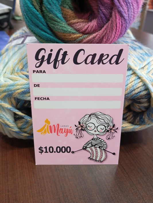 Gift Card compras presenciales