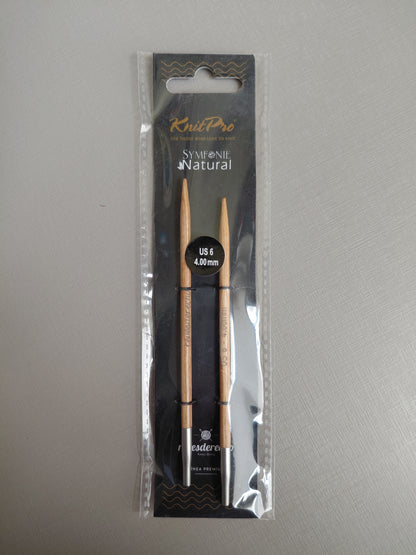 Palillo intercambiable Symfonie Natural - Knit Pro